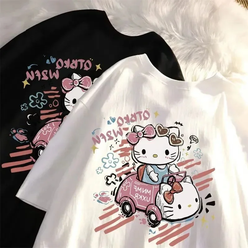 

plus Size 300 Pou Summer Cartoon Print Anti-Aging ort Sve Loose Casual round Ne f Sve T-irt Women
