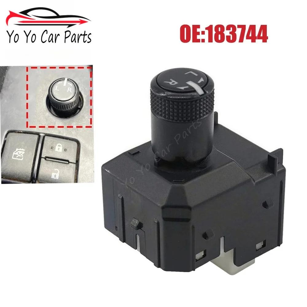 183744 Rearview Control Button Knob For Toyota Hilux Revo 2016-2020 Wing Rear Mirror Adjust Master Switch 84872-0K020