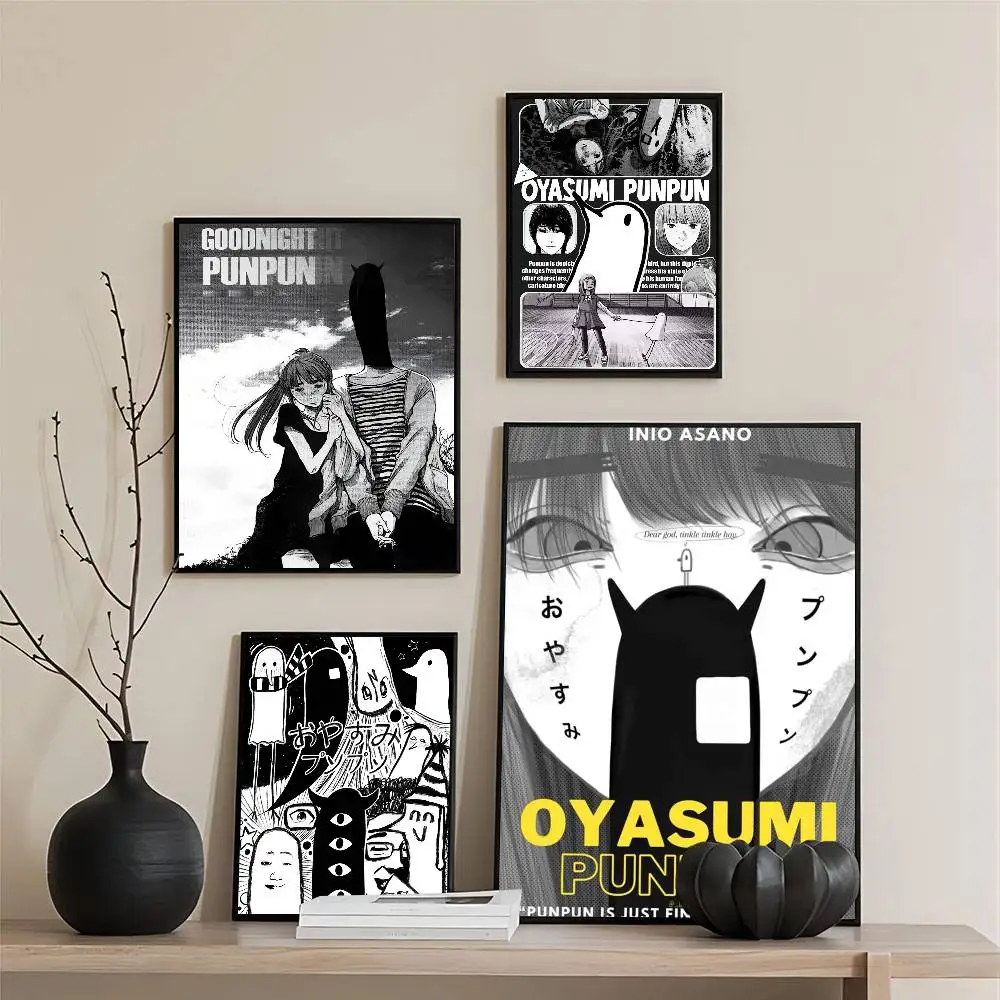Anime G-Goodnight Punpun Good Quality Prints and Posters Waterproof Paper Sticker Coffee House Bar Posters Wall Stickers