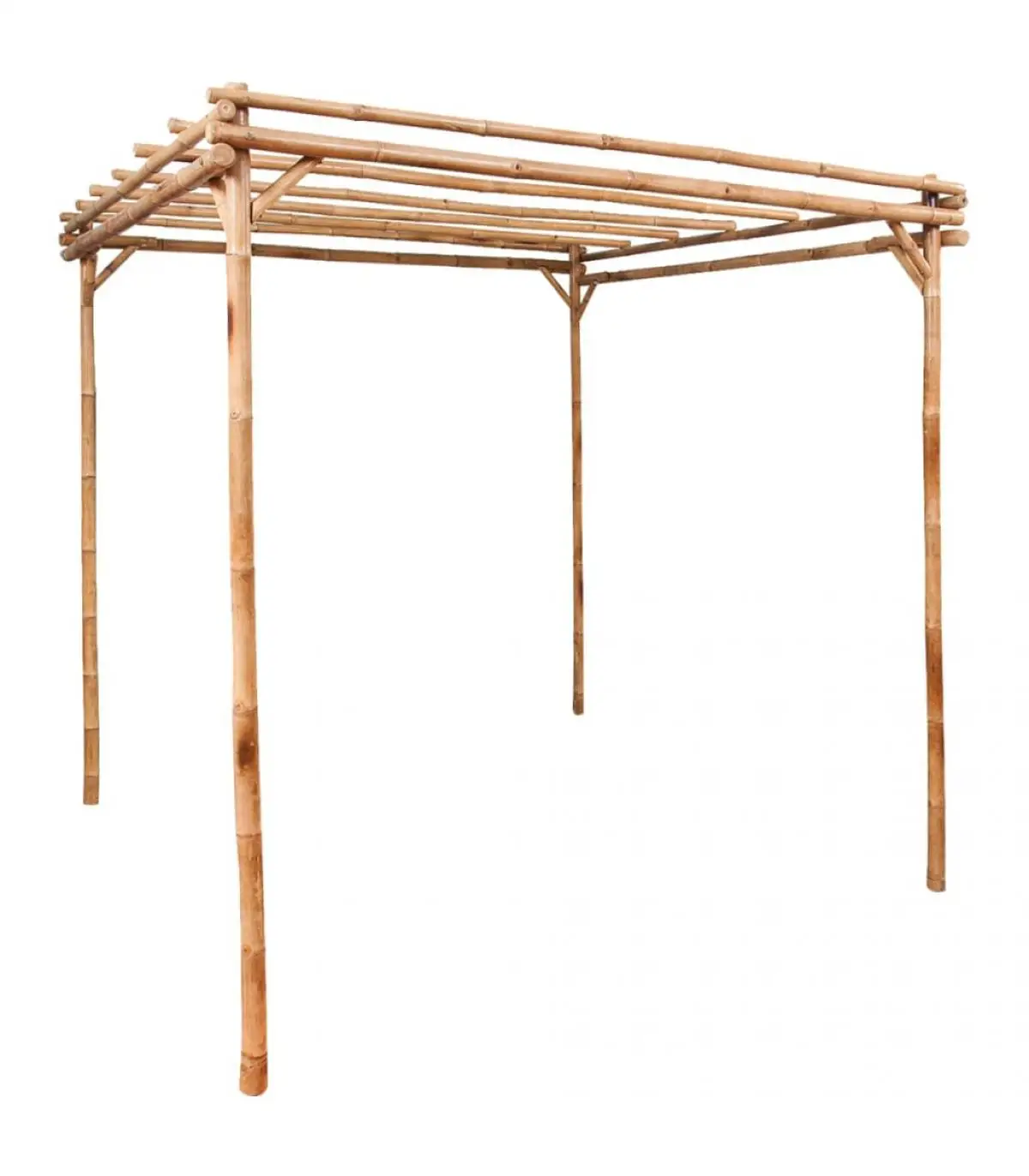 Pergolas, arches and garden trellis bamboo pergola 170x170x220 cm