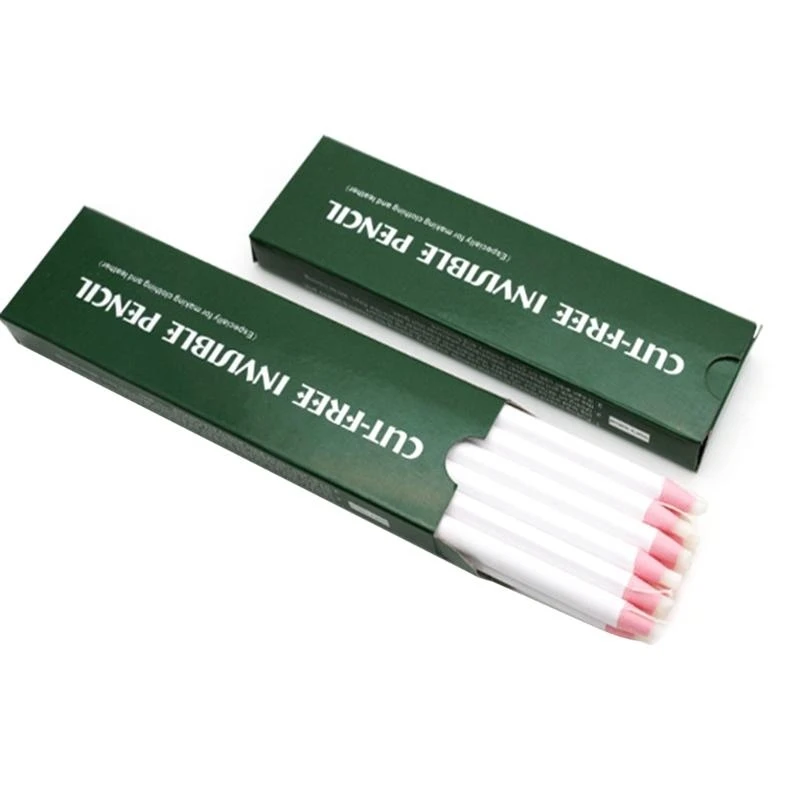 12 peças Adapta Lápis Lápis costura branca sem afiar para marcar o revestimento marking couro couro Melhor venda