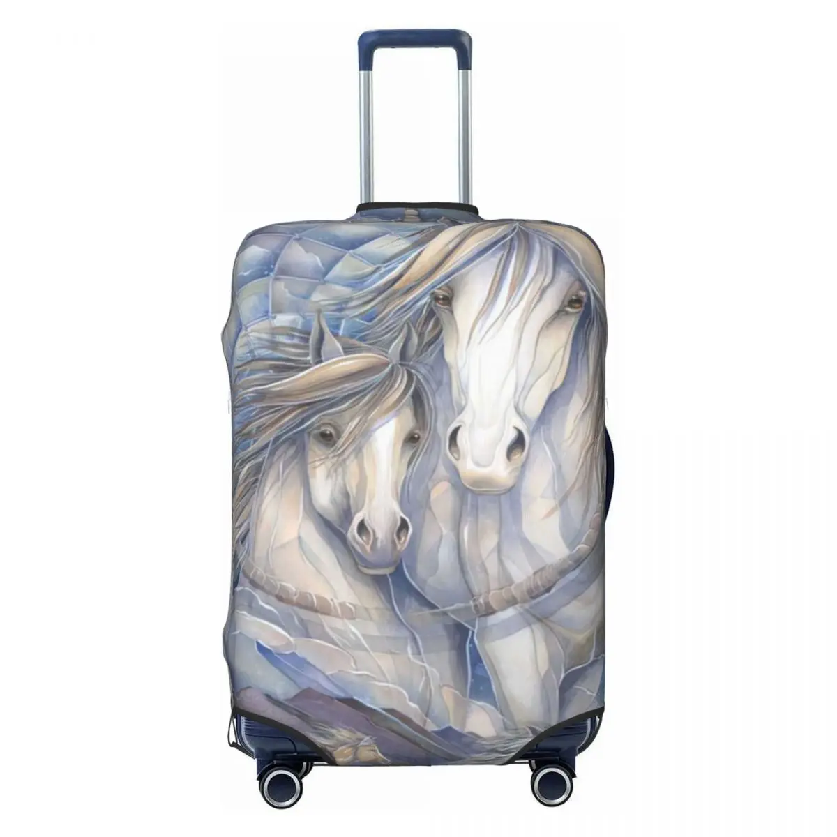 Horses Print Luggage Protective Dust Covers Elastic Waterproof 18-32inch Suitcase Cover Travel Accessories