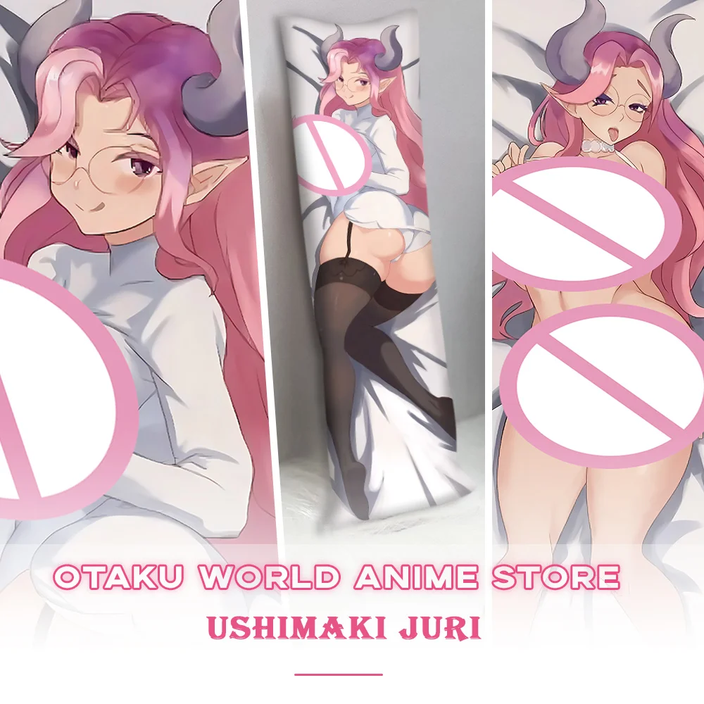 

Ushimaki Jyuri Dakimakura Pillowcase Otaku Hugging Body Prop Japanese Acgn Pillow Cover Anime Gift Adult 3D Printing Decor Prop
