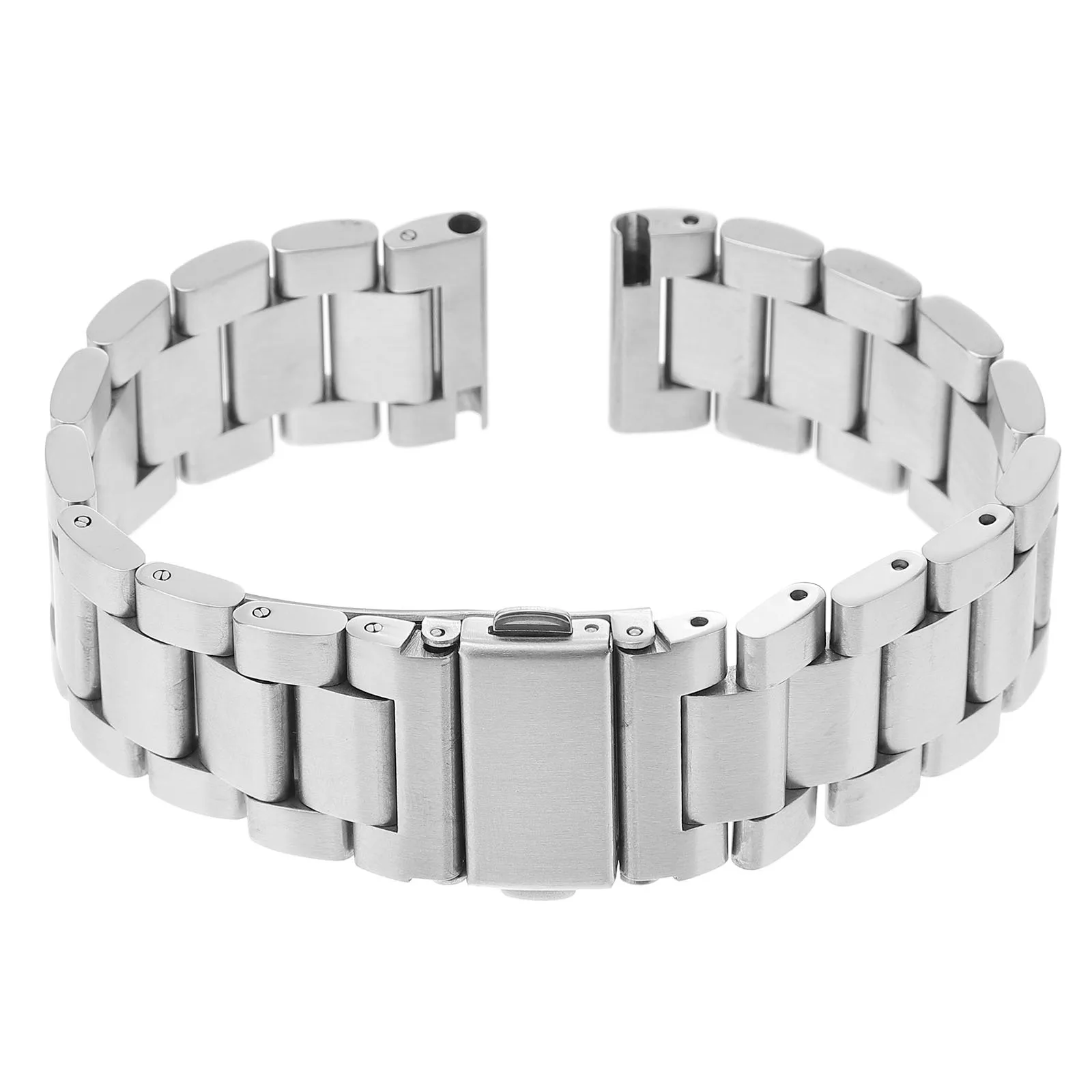

Stainless Steel 20Mm Watch Strap Replacement Band for Silver Premium Comfort Fit Stylish Modern Elegant Timepiece Accessory