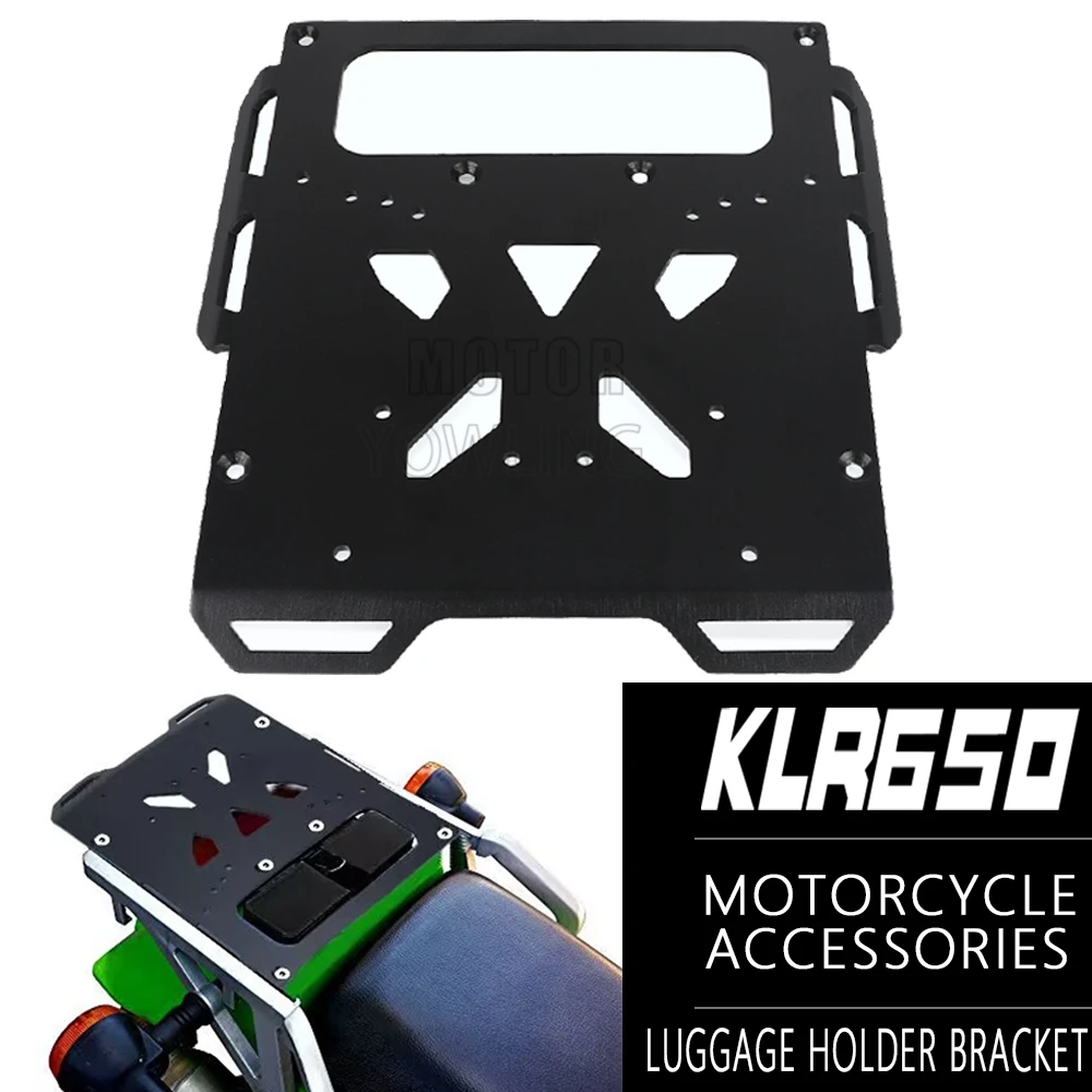 

Багажник задний для мотоцикла KLR 650 650E, крепление для грузов, полка-держатель для Kawasaki KLR650 KLR650-E 2008-2015 2016 2017 2018