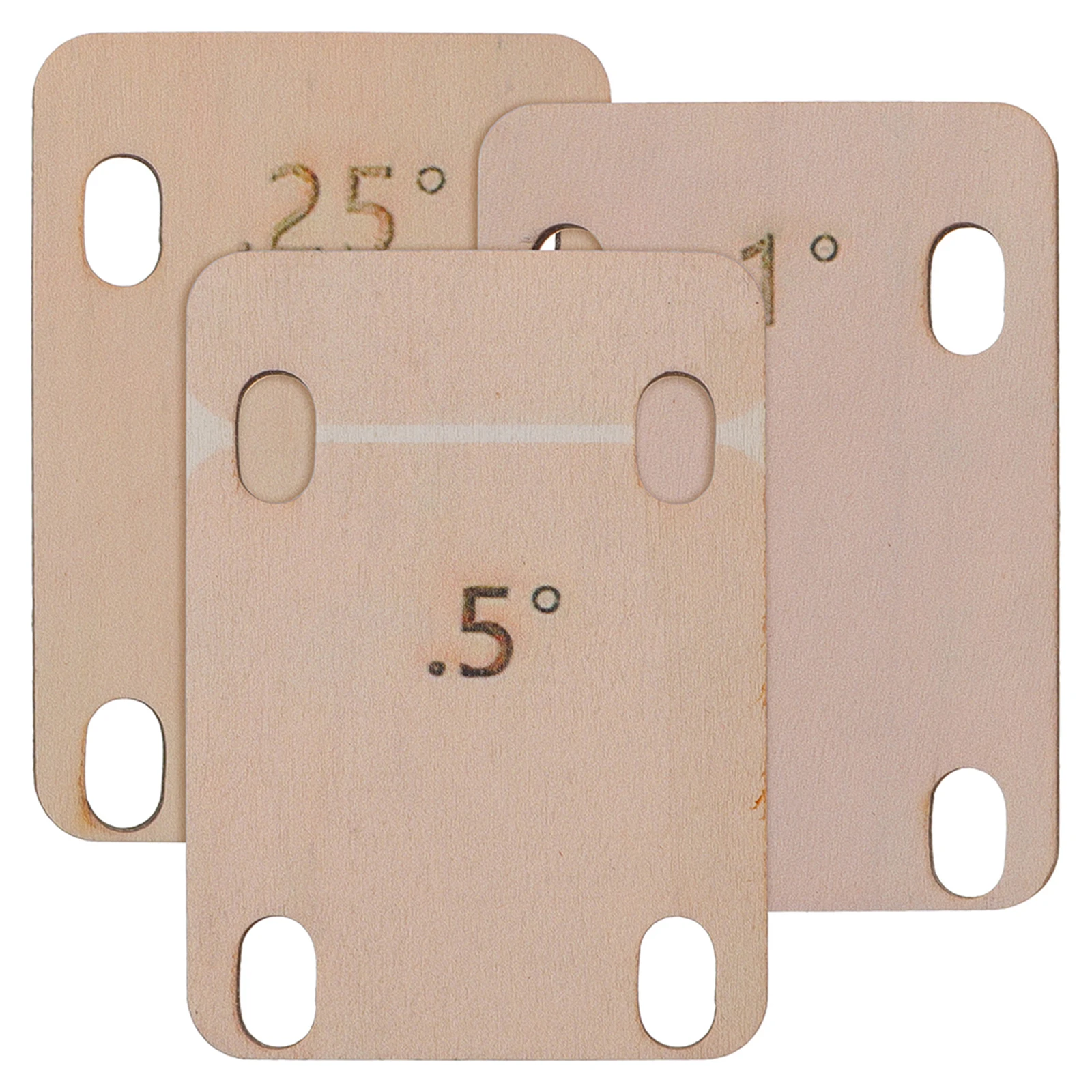 

3Pcs Wooden Guitar Neck Shim Spacer Electric Bass Accessories Repair Plate Adjuster Parts Guitar Neck Support Adjustment Plate