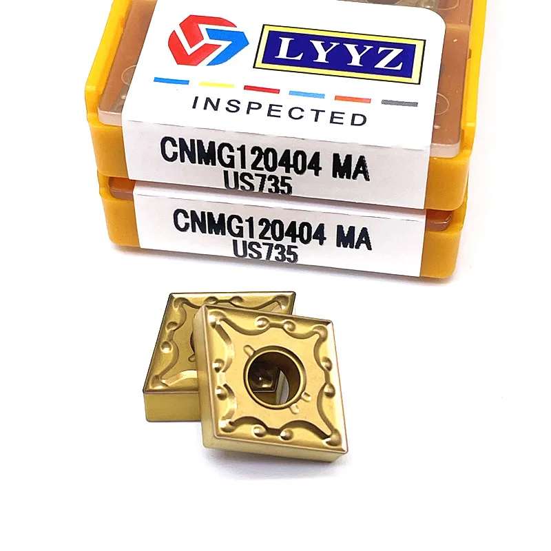 Cnmg120404 cnmg120408 ma vp15tf ue6020 us735 ferramentas de torneamento externo inserções carboneto ferramenta de corte cnc ferramentas torno cortador