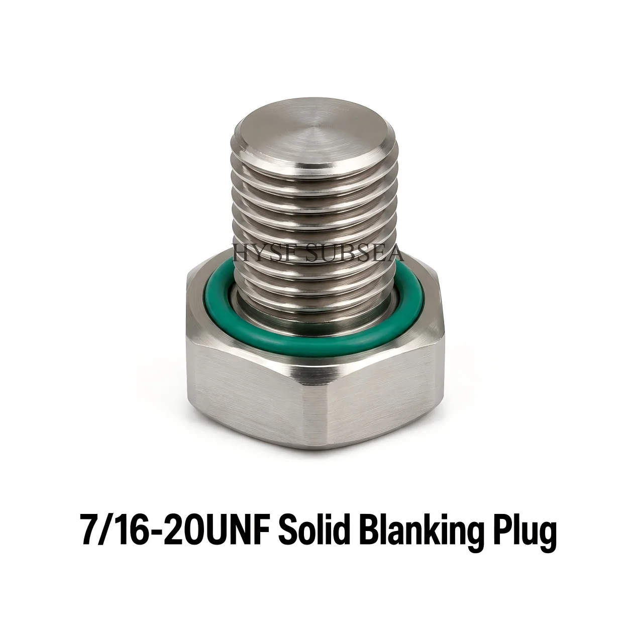 SUBSEA 1/2-20UNF Stainless Steel Solid Blanking Plug O-Ring Sealing Plug for UHF PCB Subsea Underwater Equipment