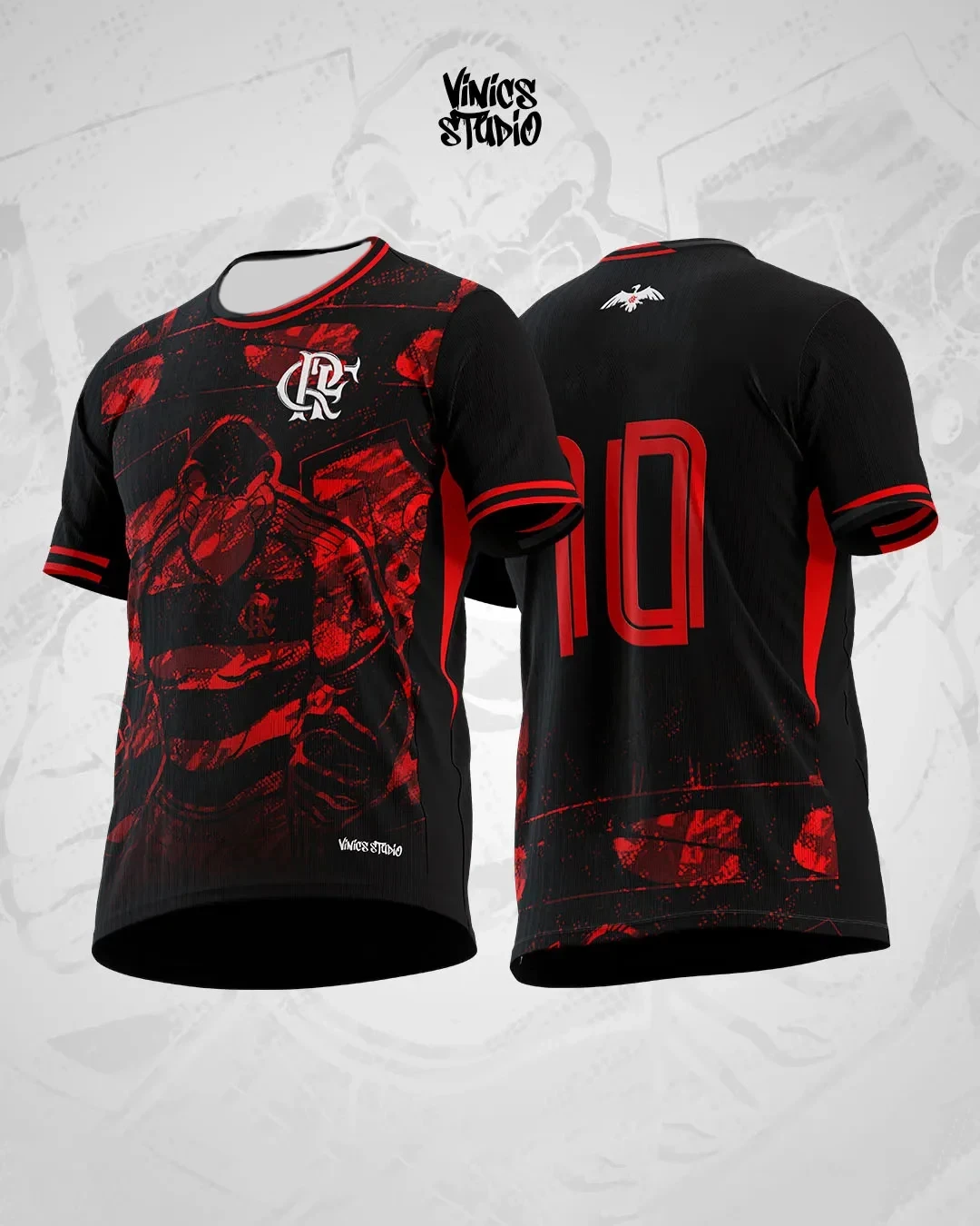 2025 New Arrivals Flamengo Art Men's Shirt #10 Summer Football Special Commemorative Edition Design Edition Boys Jersey Design