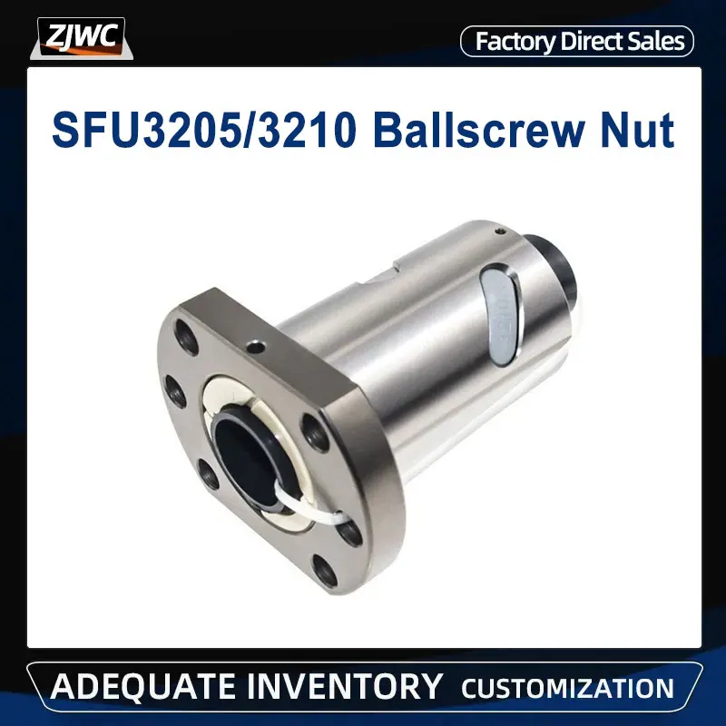 

1pc RM3205 Ballscrew Nut Only SFU3205 Ballnut SFU3210 Ball Nut Right Thread Nut left thread Nut Metal Inverter Cnc Parts