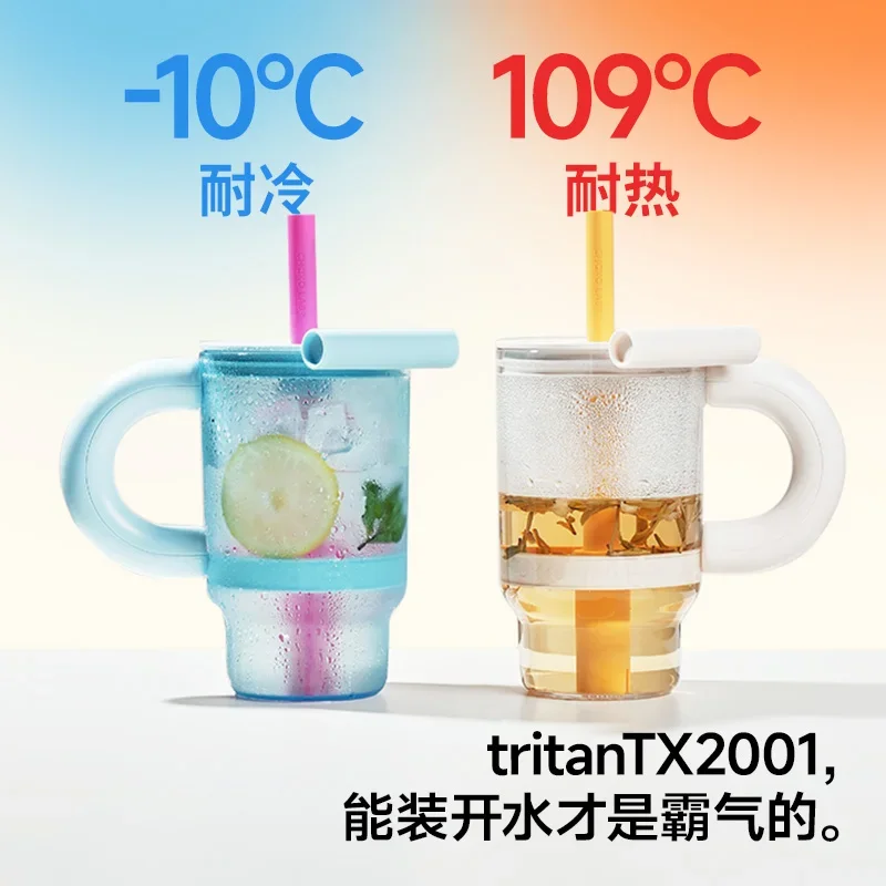 

CHaKOLAB Hexu Big Mac Straw Cup Birthday Gift Female Summer Gift Large Capacity Water Cup Big Mac Cup