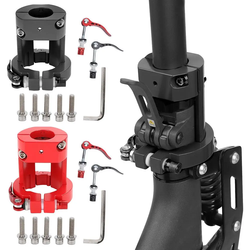 

Аксессуары для скутеров из алюминиевого сплава, фиксированное основание, крепежные детали, складной прочный замок, складной зажим для Xiaomi M365/1S/PRO/PRO2