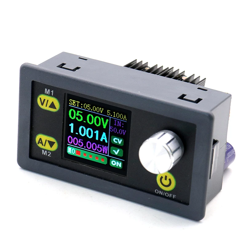 Ajustável CNC DC Regulated Power Supply, LCD Tensão, Amperímetro, Módulo Step-Down, 50V, 5A, WZ5005E