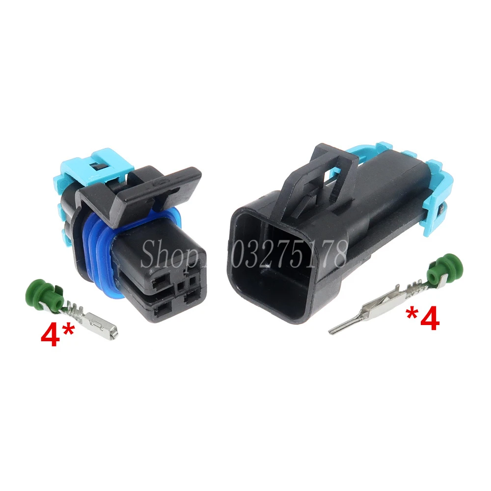 1 Satz 4-polig 12160482 12160825 Kabelbaum buchse für elektronische Kraftstoff pumpe für Buick Chevrolet Gl8 – Detail 2