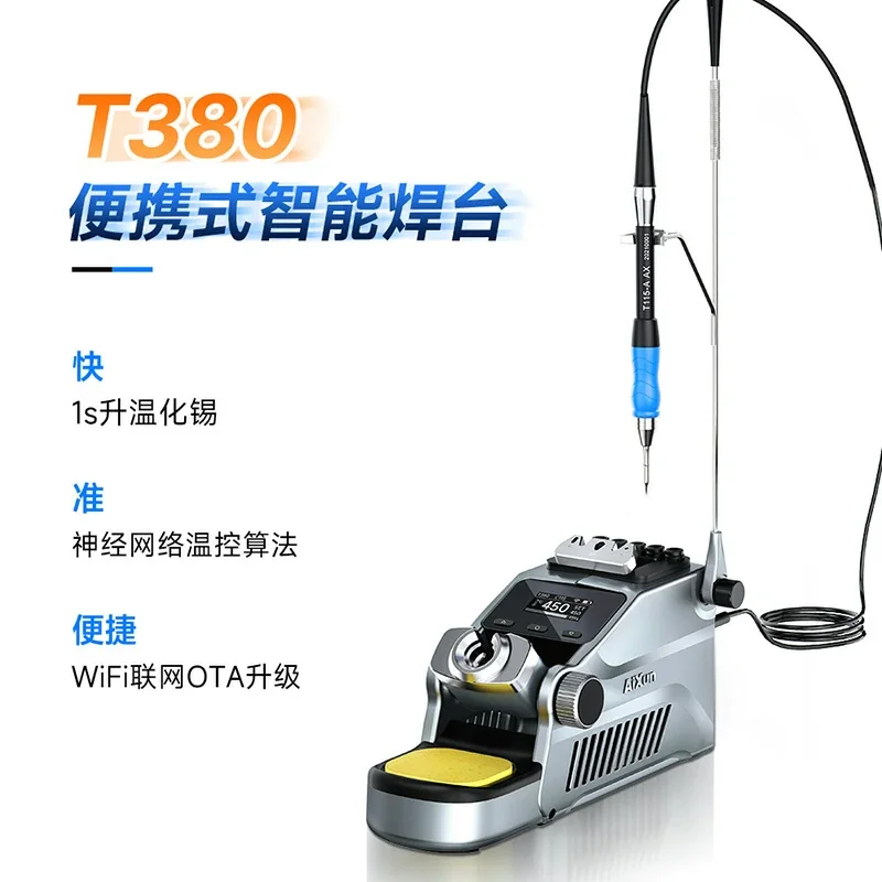 Aixun T380 Portable Smart Soldering Station Electric Soldering Iron Support T210/T115 Welding Handle For Motherboard CPB Repair