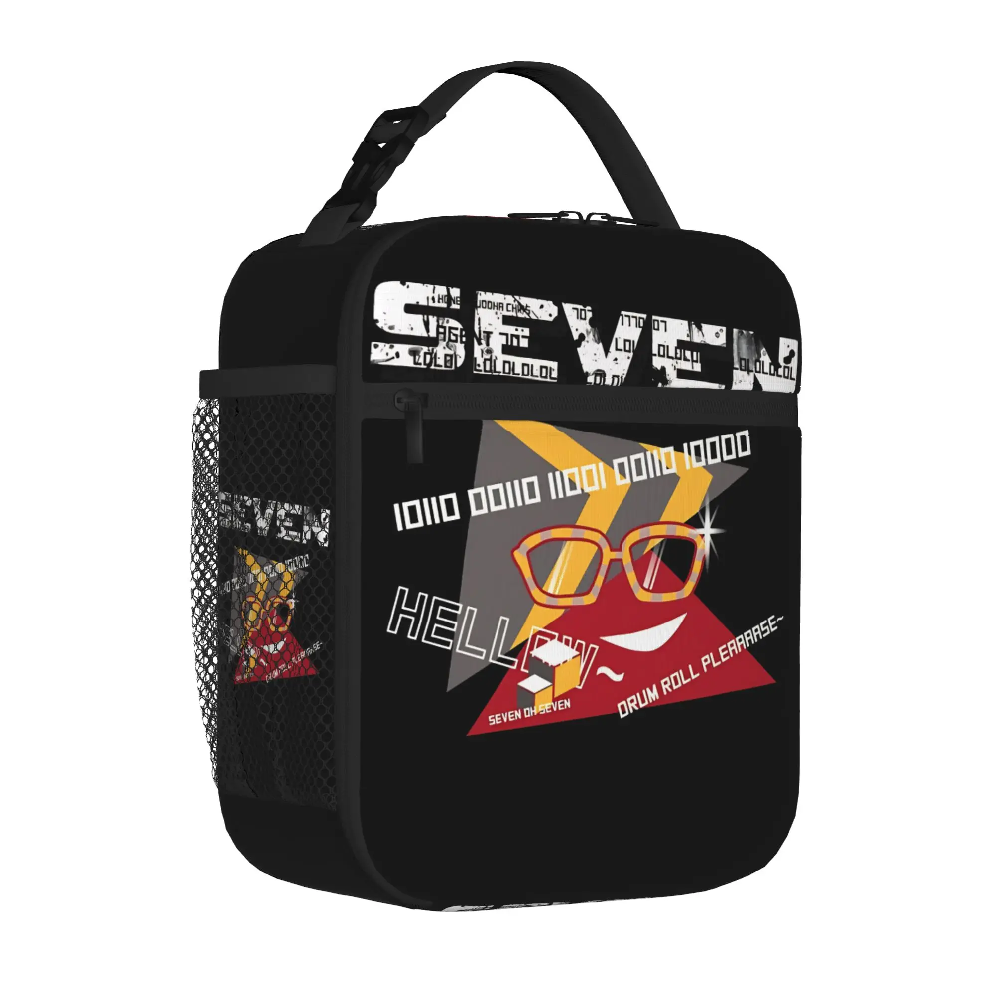 Insulated Lunch Tote Bag Mystic 707 Seven Messengers Y2K Game Cooler Thermal Lunch Container Multifunction For Outdoor