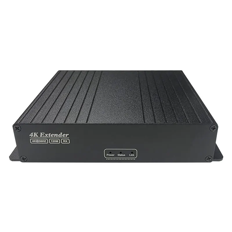 AMS-HE120 Unterstützung RJ45 Ethernet Adapt CAT5E/6 Fiber 4K 120M HD KVM Video Erweiterung Sender Empfänger für PS4 PC TV DVD