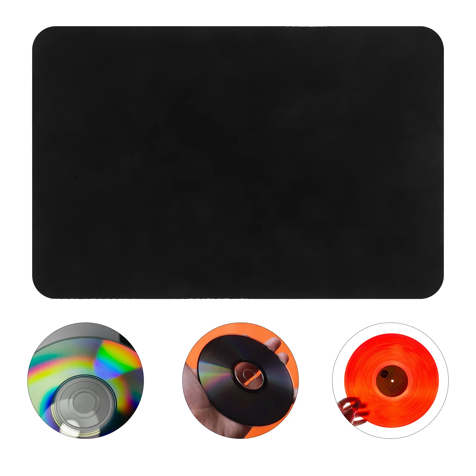 

5 Pcs Cleaning Cloth Dust Remover Microfiber Vinyl Record Duster Kit CD Album Cleaner Disc