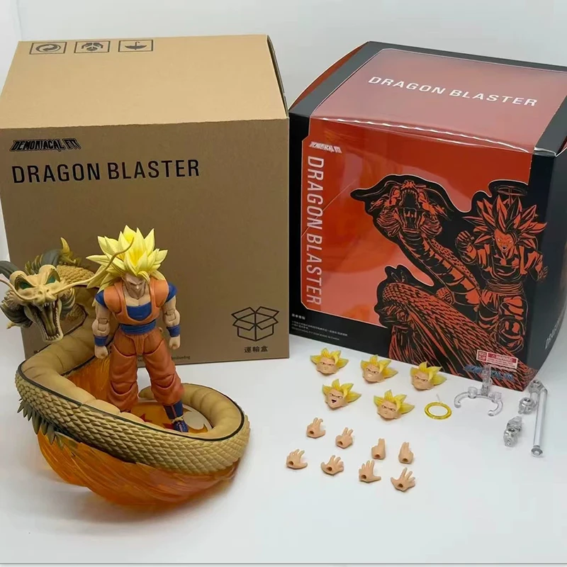 

Demoniacal Fit Dragon Ball Super Saiyan 3 Ssj3 Son Goku Dragon Fist Burst Dragon Blaster Anime Action Figure Model Toy Gift
