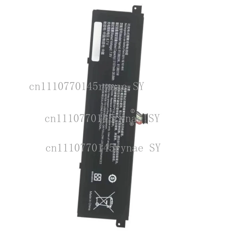 New R13B02W R13B01W Laptop Battery For Xiaomi Mi Notebook Air 13 13.3
