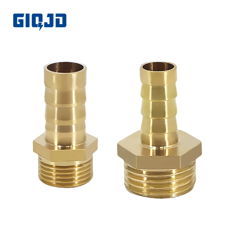 6mm 8 10 12 13 14 16 19mm OD Hose Barb M16x2 M18x1.5 M20 M22*1.5 Metric Male Thread Brass Pipe Fitting Coupler Connector Adapter