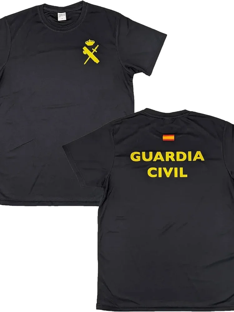 Spanish National Civil Guard Special Force Men T-shirt Summer Daily Short Sleeve O-Neck Casual 100% Cotton Shirts Size S-3XL