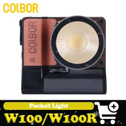 COLBOR Wonder 100 Kit 100W 2700K-6500K Pocket Video Light for Camera Photography High Luminance Fill Lamp with Built-in NFC