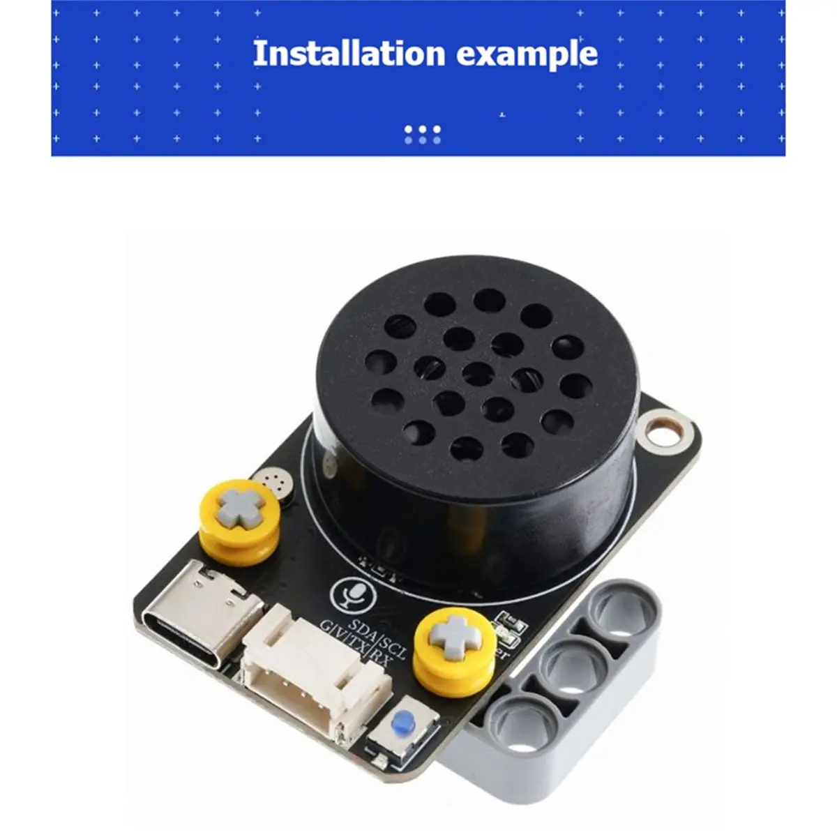 a16i]-modulo-de-reconhecimento-de-voz-su03t-modulo-de-controle-de-voz-offline-com-ia-modulo-de-reconhecimento-e-controle-de-voz