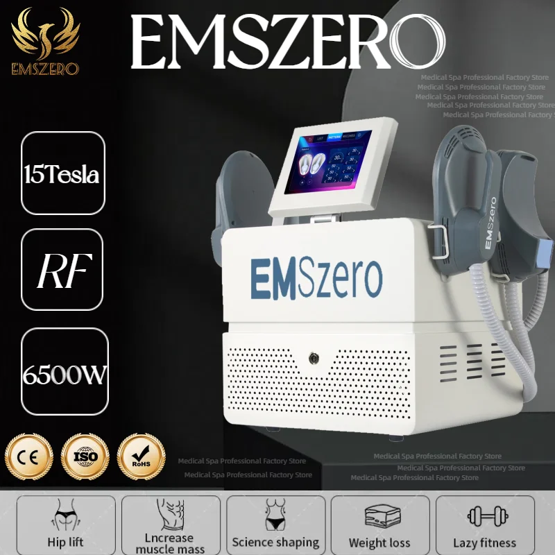 2024 Newest Portable DLS-EMSlim RF Power 6500W Weight Loss Muscle Stimulating Fat Removal Body Sculpt Machine EMSzero