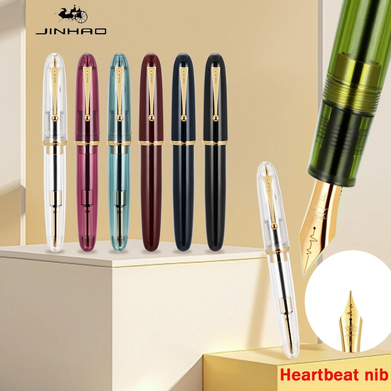 

Jinhao 9019 Luxury Executive Fountain Pen,High Capacity Professional Calligraphy Ideal for Business Writing,Drawing&PracticeGift