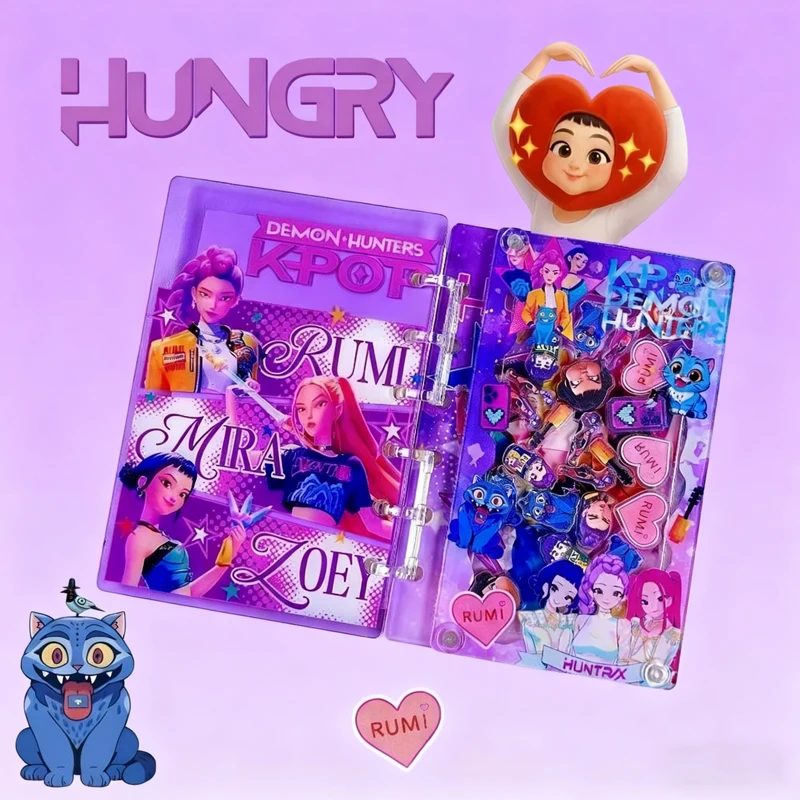 A7 Kpop شيطان الصيادين دفتر والمجلات رومي ميرا زوي الموثق الكرتون أنيمي نمط لوازم مكتبية العودة إلى المدرسة الهدايا