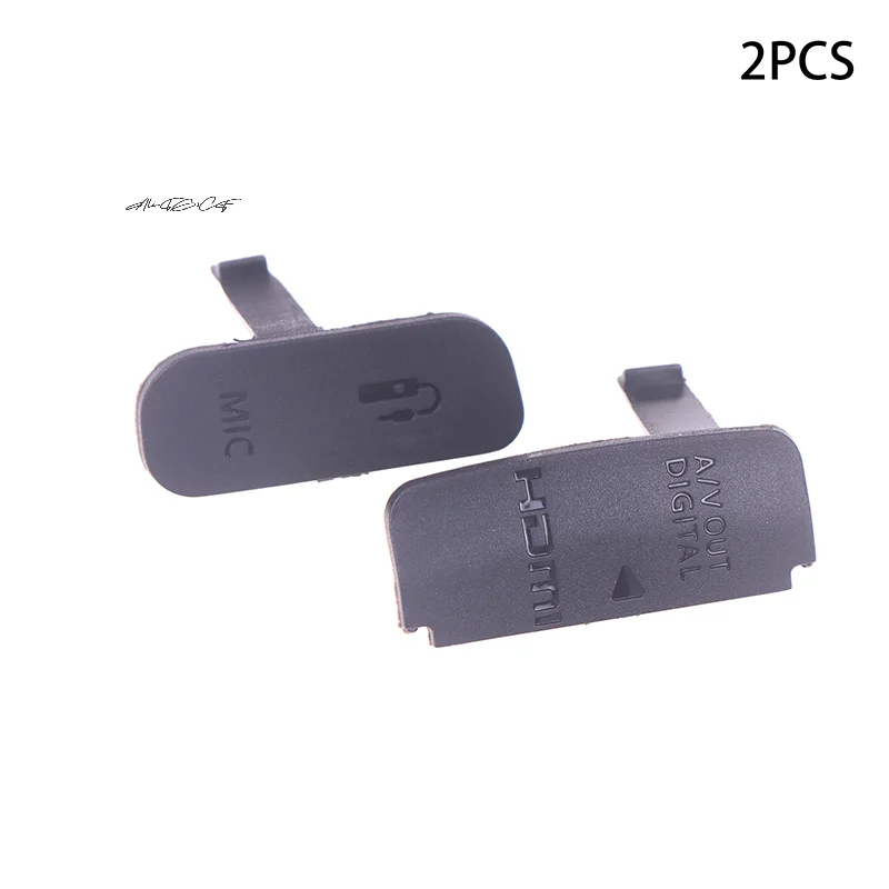 

2Pcs NEW USB Rubber Lid Door HDMI-compatible MIC Cap Interface Cover For EOS 600D T3i Digital Camera Repair Part