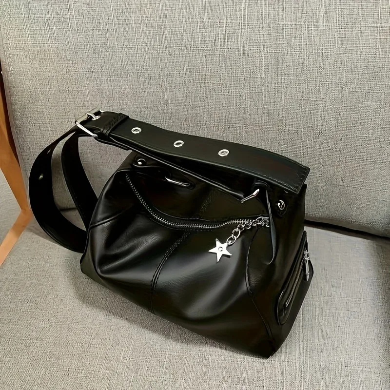 Crossbody Bag Women Versatile Fashion Shoulder Purse Color Block Handbag Casual Daily Commuter