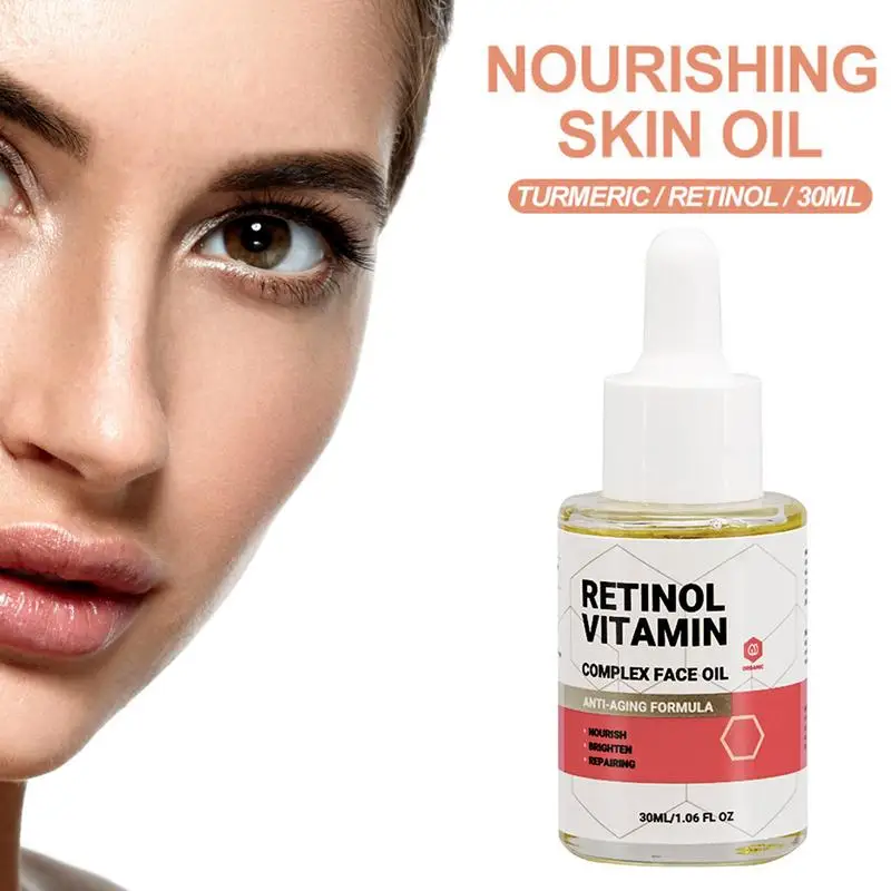 Aceite facial de Retinol puro, aceite vegetal de Retinol puro, aceite de piel, purifica la fórmula Natural, lucha contra el envejecimiento, Reduce las arrugas visiblemente