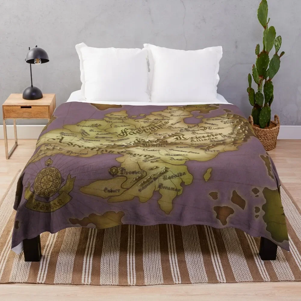 

Fire Emblem Fodlan Map Throw Blanket Summer Warm Sofa for sofa Blankets