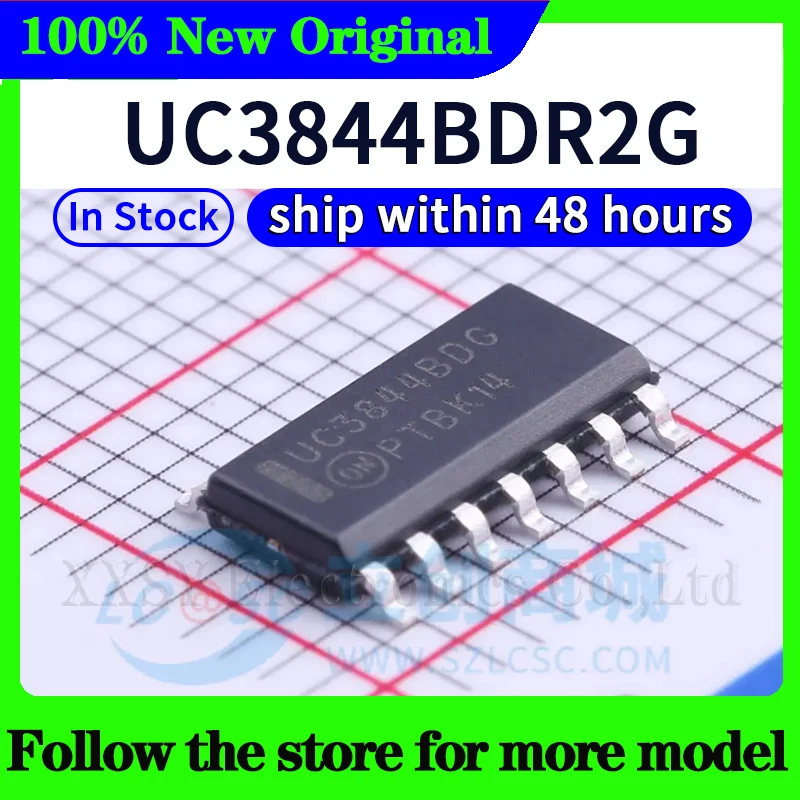 UC3844BDR2G 3844B Em estoque Navio em 48 horas