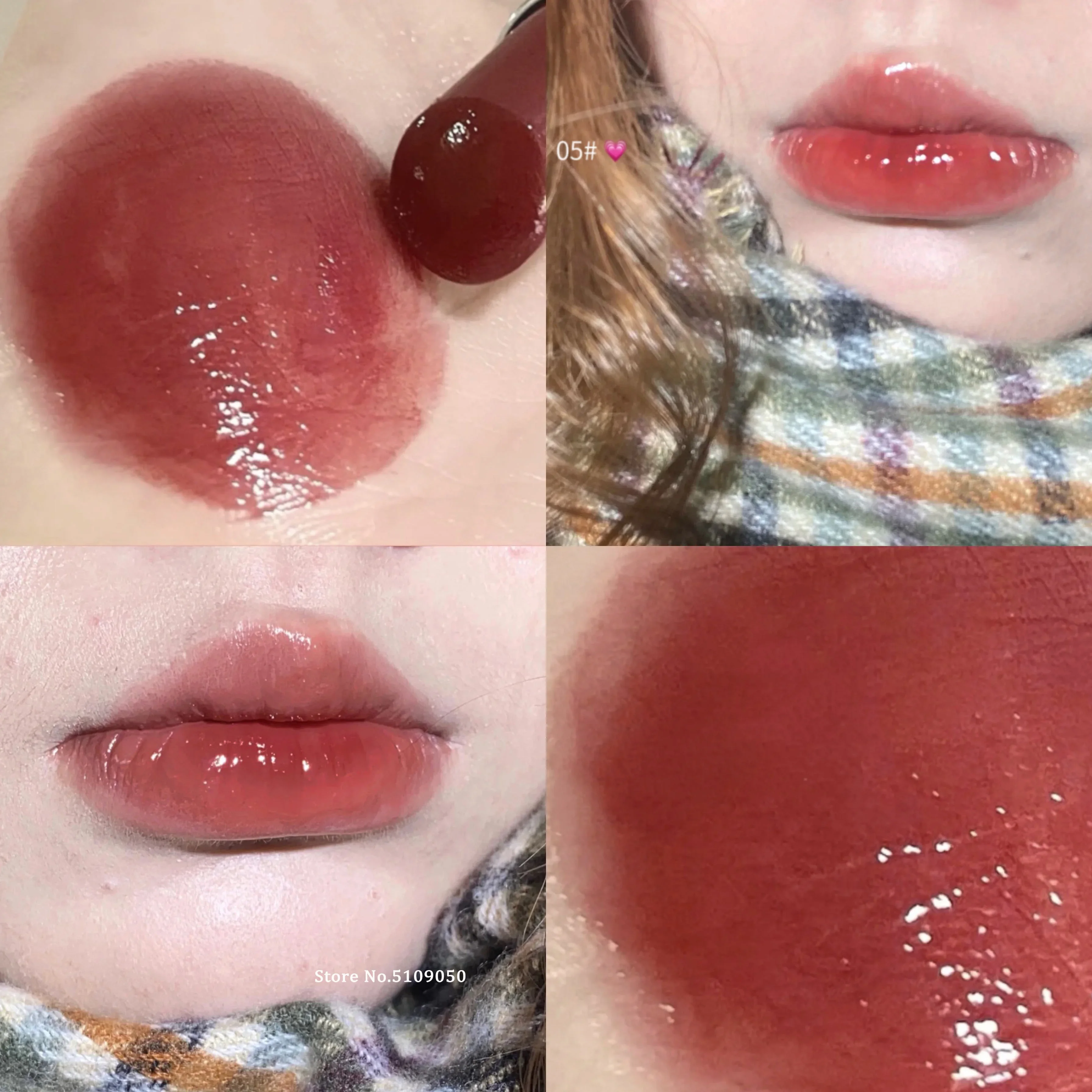 Bálsamo Labial Colorido Heallor, Matiz Hidratante, Batom Duradouro, Impermeável, Transparente, Bastão de Reparação, Maquiagem para Meninas C, 6 Cores