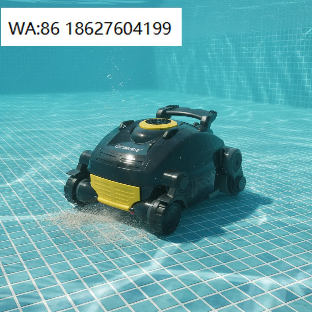 

For Pool Vacuum Cleaner Advanced Automatic Cordless Pool Robot Vacuum System High Efficiency 1.5 Hours Runtime Intelligent Wall