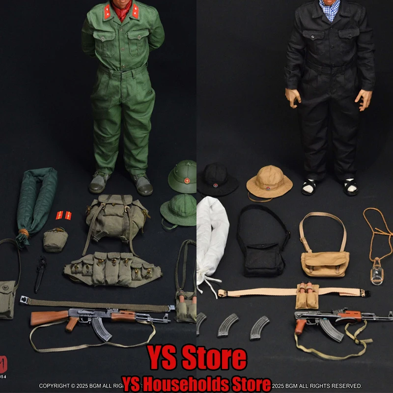BGM BGM-014 1/6 Forces Armées du Vietnam Saigon 1975 figurine militaire Kit d'accessoires jouets pour 12 "homme soldat corps tête