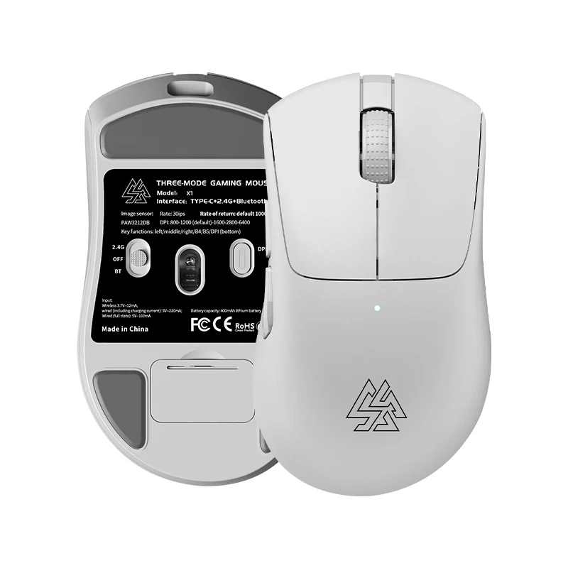 

SOREX X1 RGB Light Advanced PC Tri-Mode Wireless Optical Gaming Mouse
