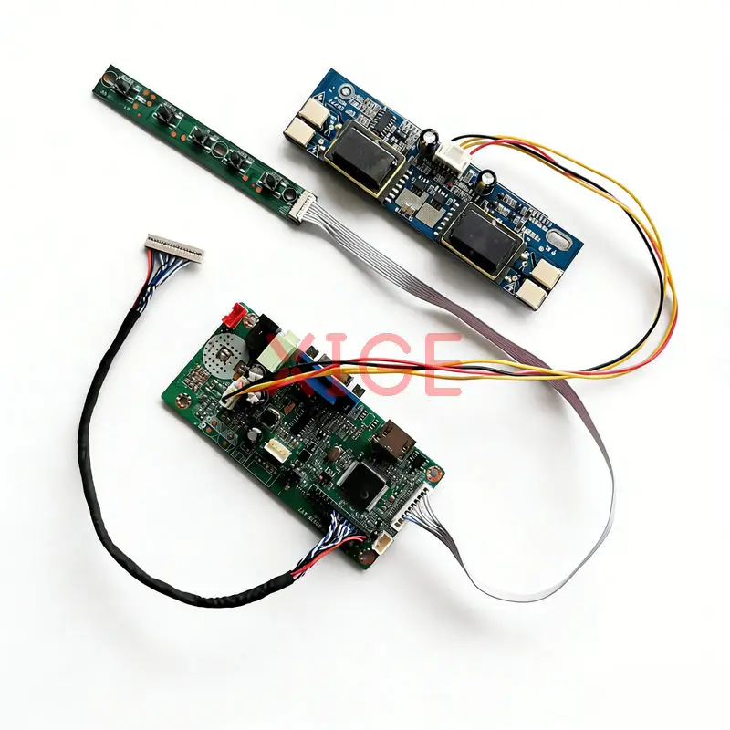 LCD Matrix Controller Board Fit NA19026 FLC43XWC8V LQ170K1LW01 NL12876BC26 1280x768 4-CCFL LVDS 20-Pin HDMI+VGA 1280*768 Kit DIY