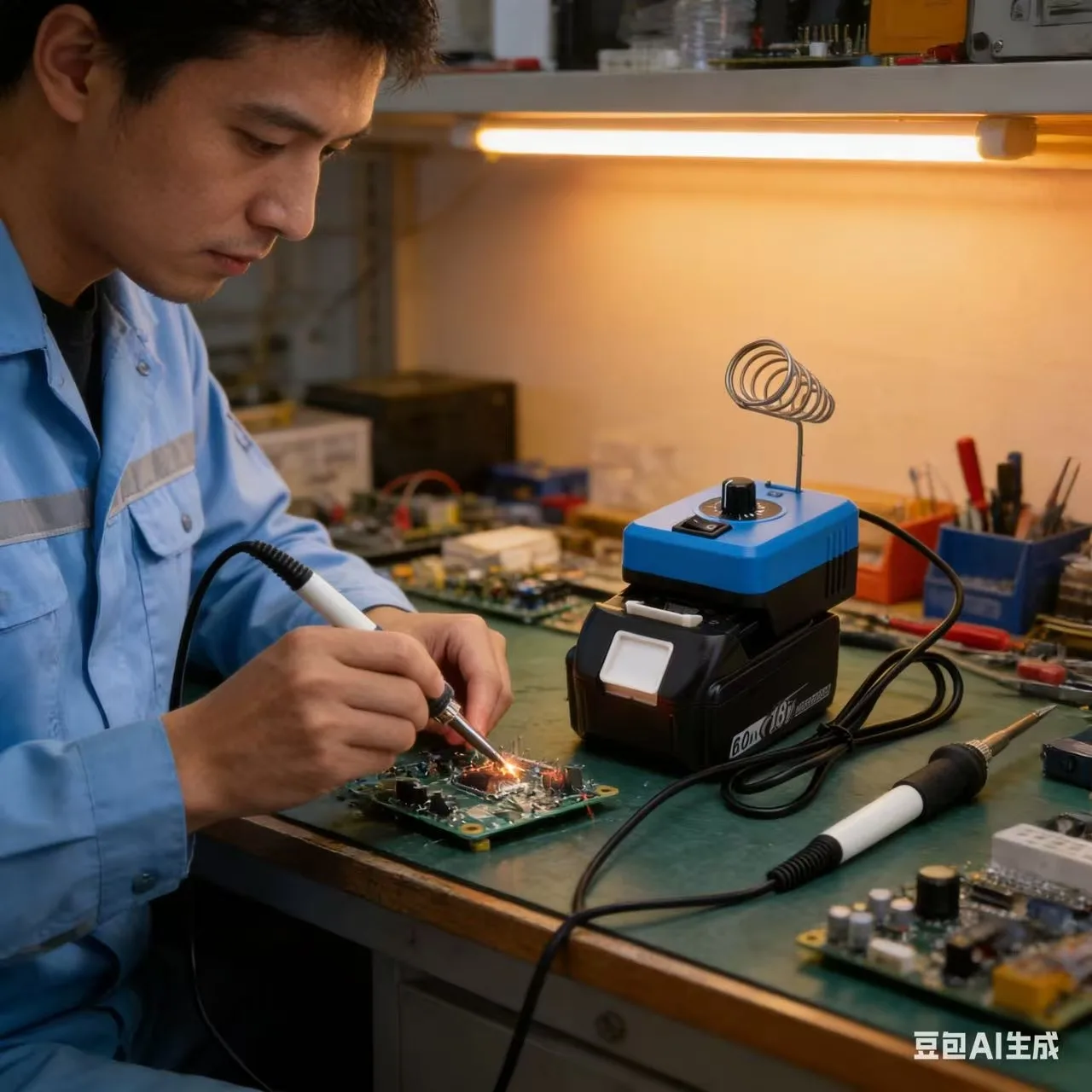 

For Makita18V Soldering Iron Station Adjustable Temperature Portable Lithium Battery For Electronics Repair DIY Outdoor Working