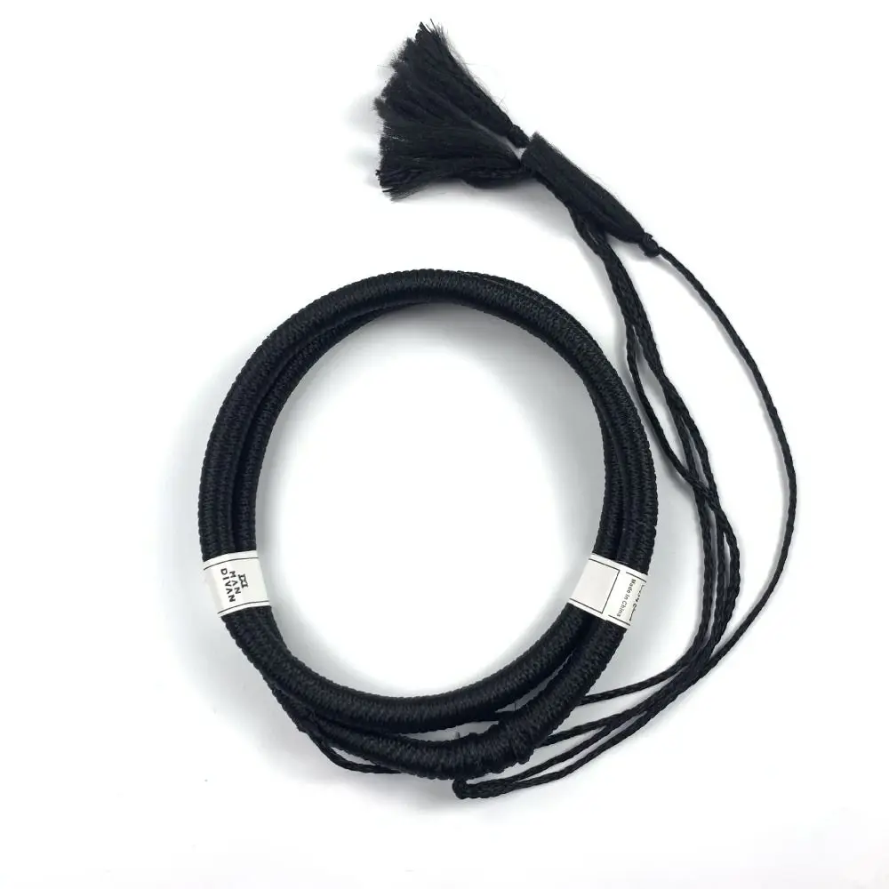 Versatile Unique Arabian Headband Adjustable Size Traditional Arab Head Scarf Rope Tassels Black Head Neck Scarf Theme Parties