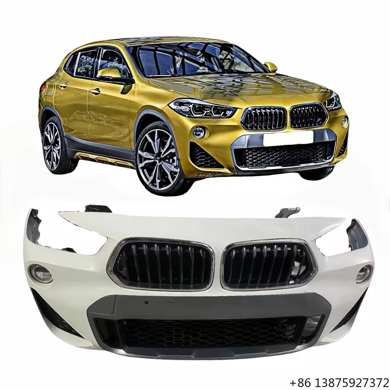 

For 2017-2023 Front Nose Radiator Grille Kit X2 (Imported) F39 Bumper Assembly Warranty Screw-In Universal