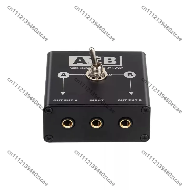 Bidirectional 3.5mm Audio Splitter Selector, Audio Source Switch Box for PC Speakers Headphones Audio Equipment