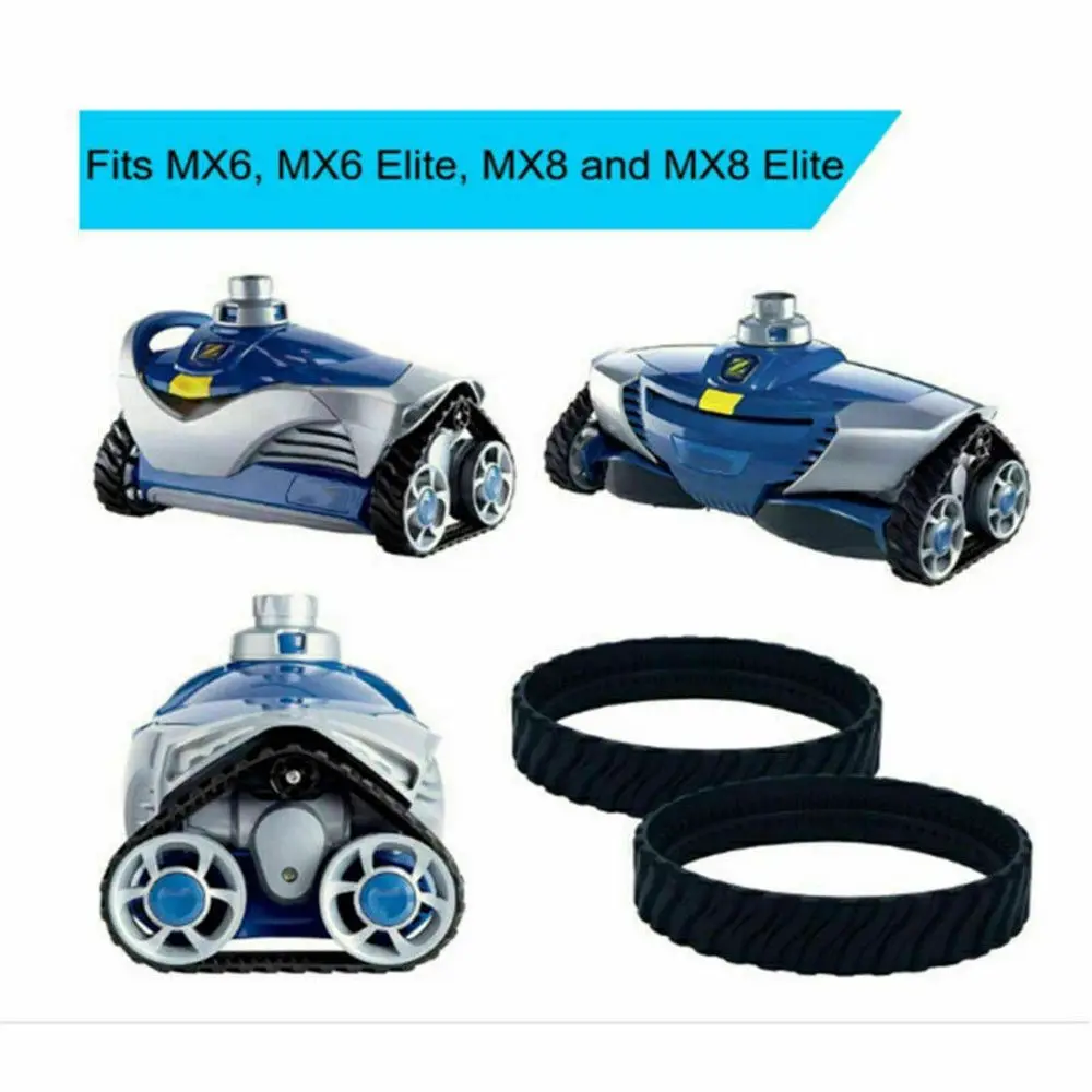 Rueda limpiadora de neumáticos para piscinas, equipo de repuesto para Zodiac MX8 MX6 Baracuda R0526100, 1/2 piezas pistas