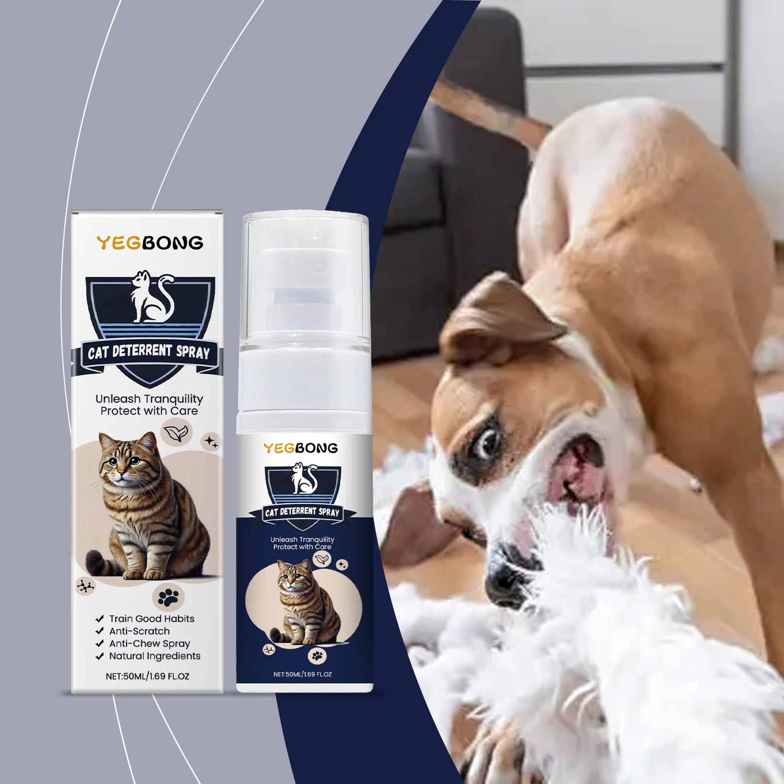 

Pet Anti Scratch Spray Stoping Chewing Scratch Restricted Area Training Relief Anxiety Protecting Furnishing Pet Deterrent Spray