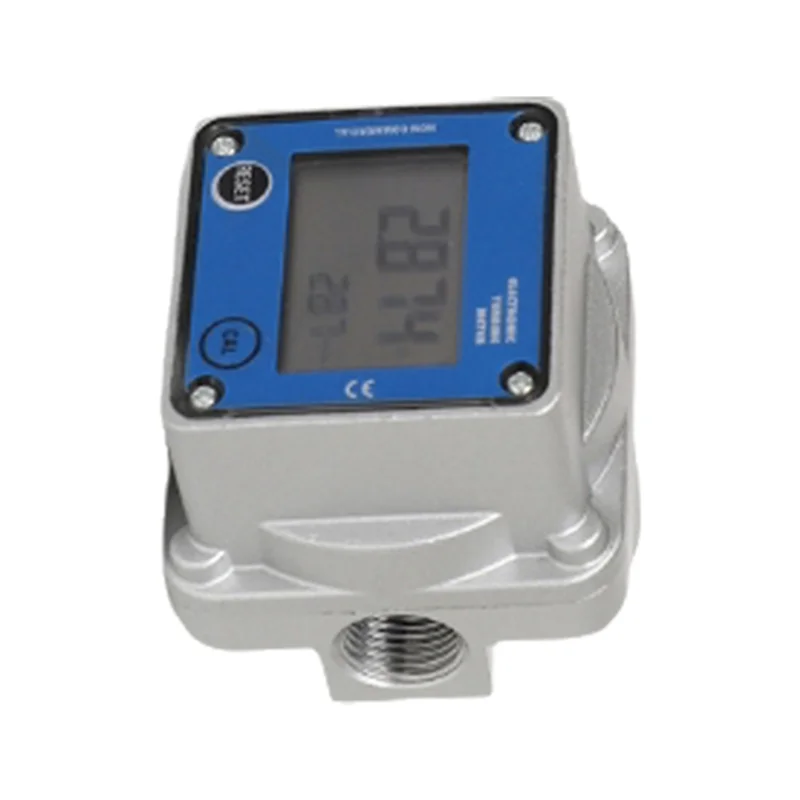 Medidor de fluxo de raízes de medidor de gás digital de alta precisão com display LCD para grau industrial preciso Dn15