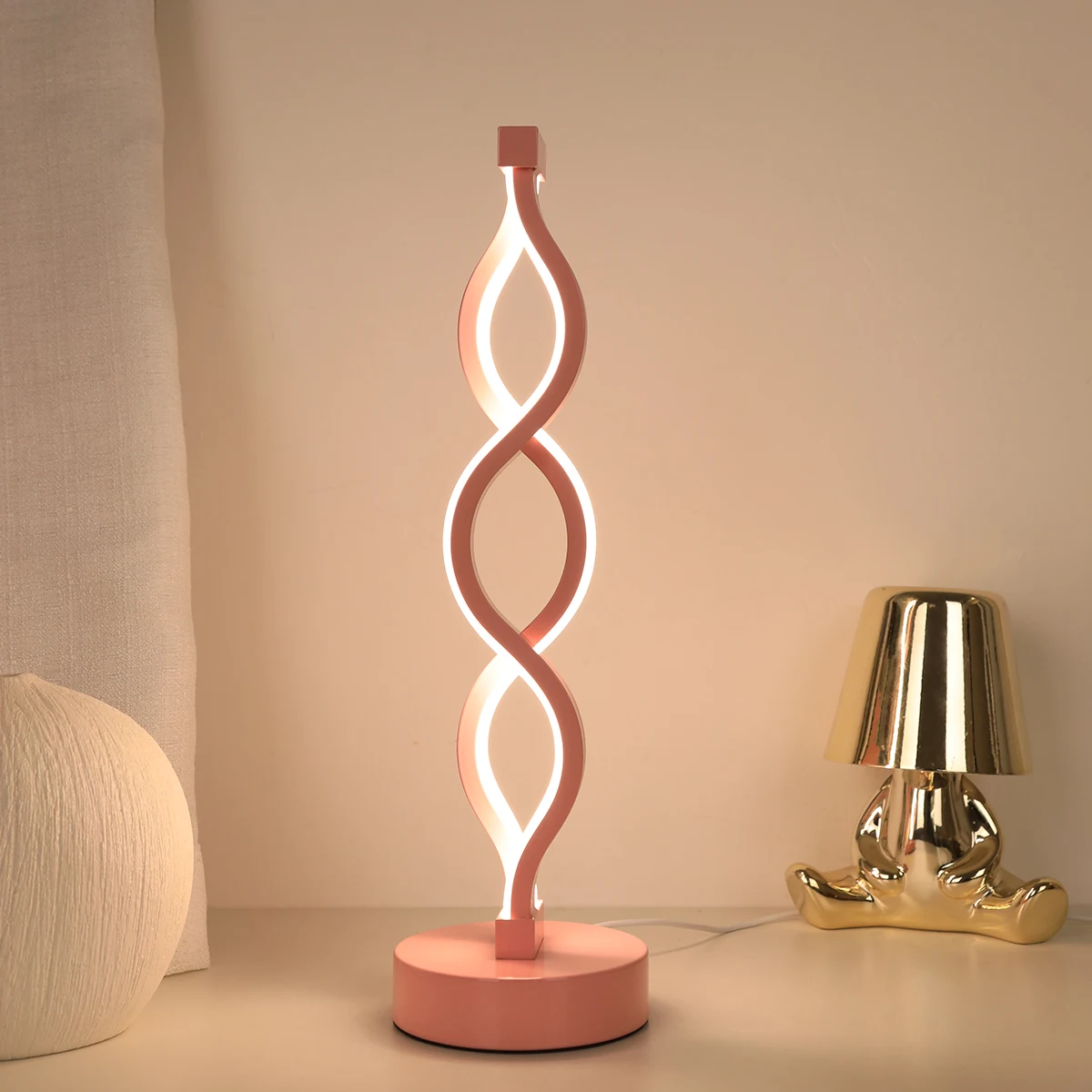 Creative seaweed table lamp LED decorative lighting table lamp with adjustable color and light suitable for bedrooms study rooms