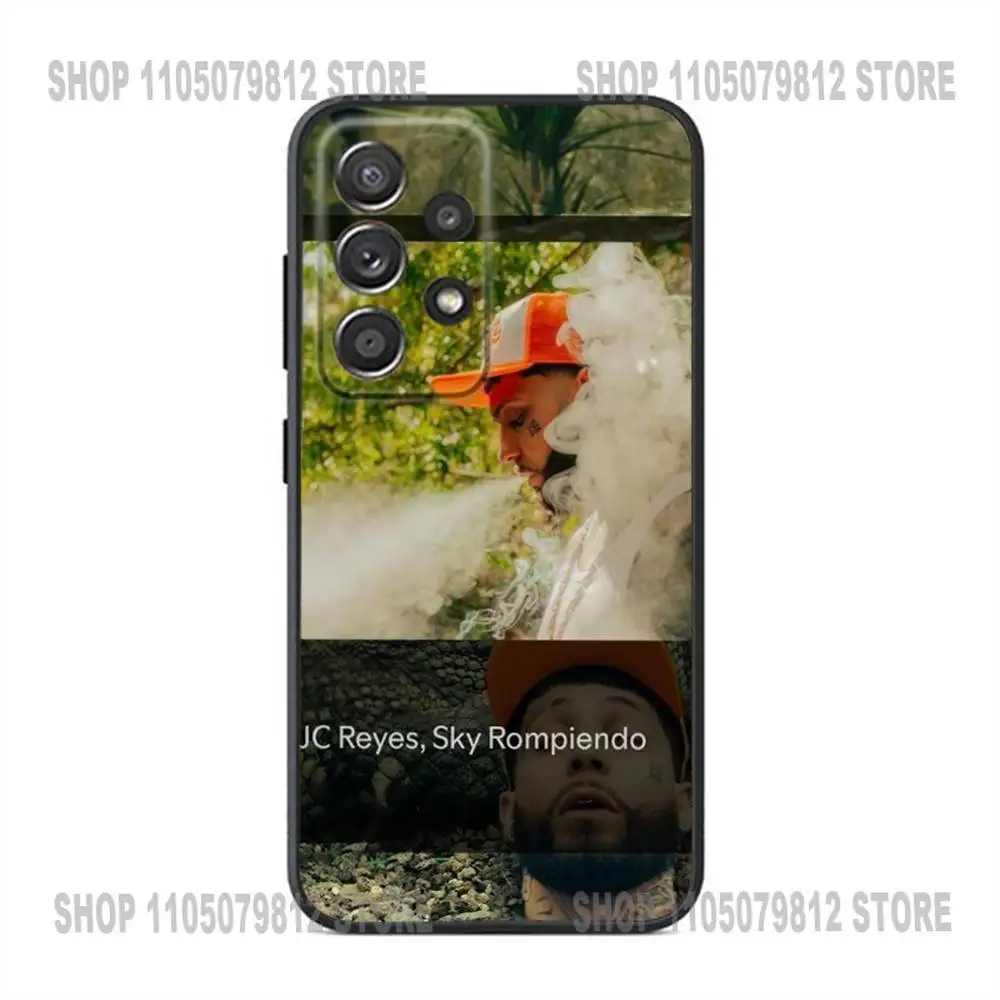 حافظة هاتف Jc Reyes JC REYES Tour 2025 لهاتف سامسونج S25,24,23,22,21,20,Ultra,10,10E,Plus Note20 حافظة سوداء